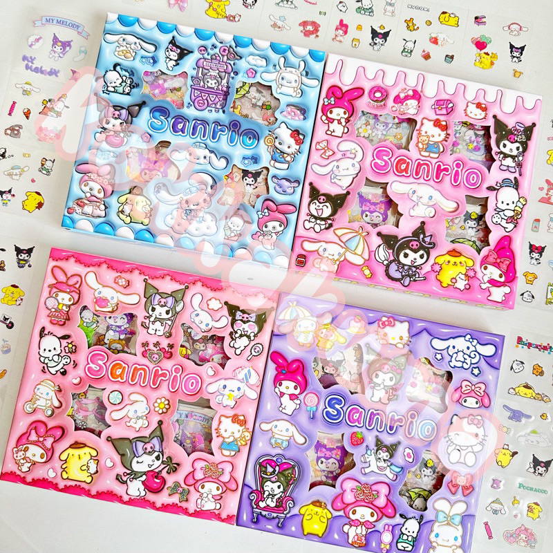 

Stiker Anak Per Lembar Sanrio Kuromi Cinnamoroll per lembar Dekorasi botol diary jurnal souvenir ultah