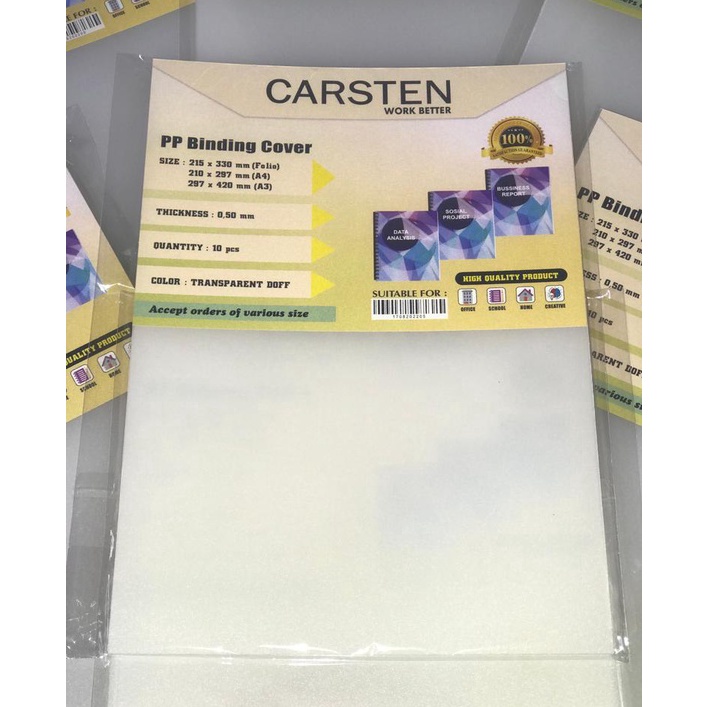 

Paling Popular Cover mika Doff 5mm A4 isi 1lembar