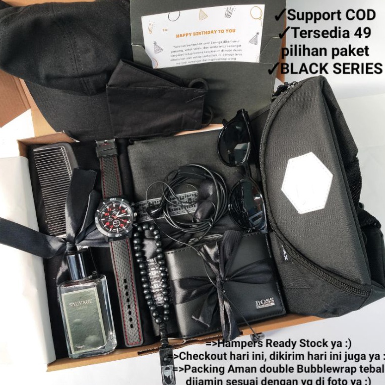 

Cuci gudang Hampers Cowok Kado Ulang Tahun Hampers Ulang Tahun Kado Ulang Tahun Cowok Hampers Ulang Tahun Cowok Gift Box Cowok Gift Box Birthday Hampers Cowok Black Series