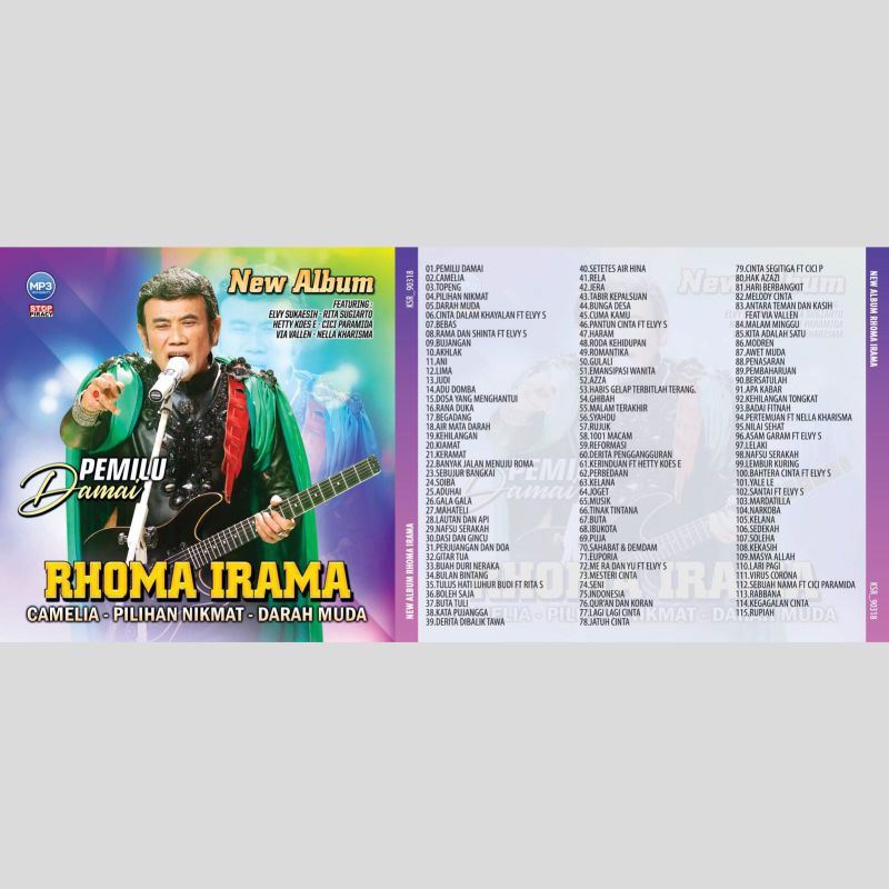 Kaset Mp3 Audio Lagu New Album Rhoma Irama Camelia 2023