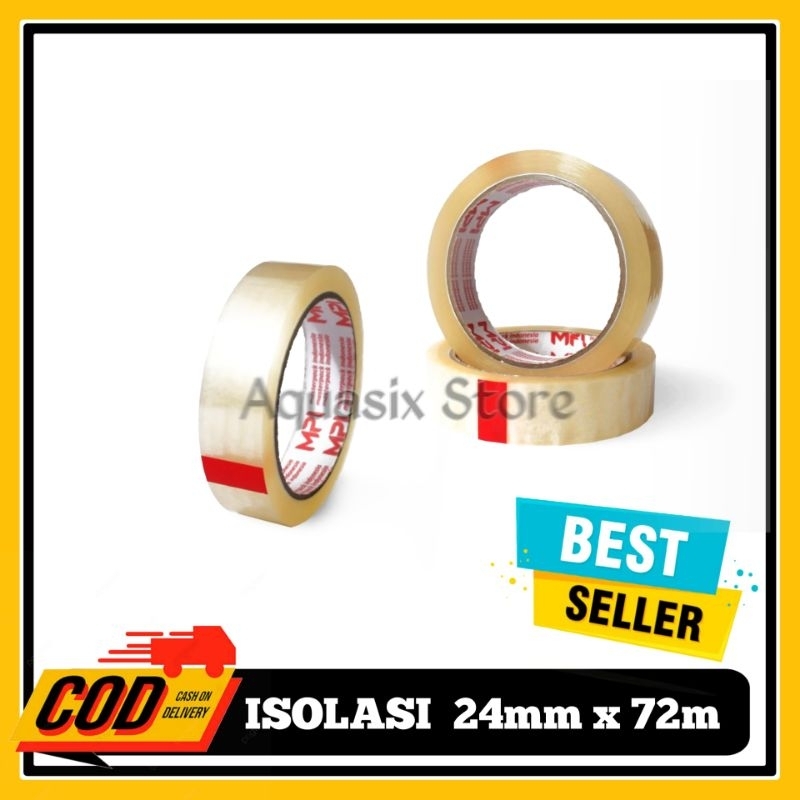 

Lakban / Isolasi 24mm x 72m