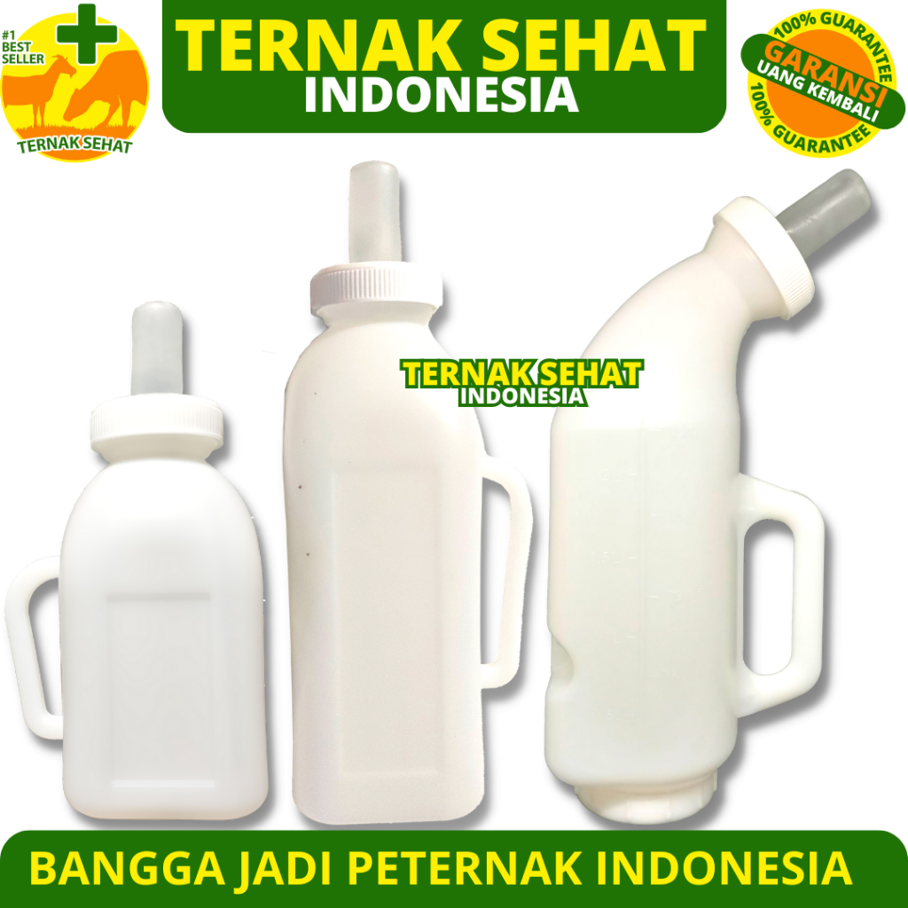 BOTOL DOT SAPI PEDET 1L 2L DAN 2.5L PUTIH (SAPI) - BOTOL DOT ANAK SAPI - DOT BERKUALITAS