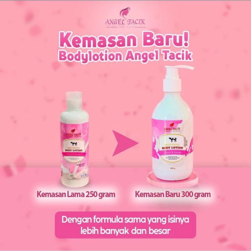 [SIAP KIRIM] ANGEL TACIK BODY LOTION / BODY LOTION ANGEL TACIK / PEMUTIH BADAN BPOM / ANGEL TACIK