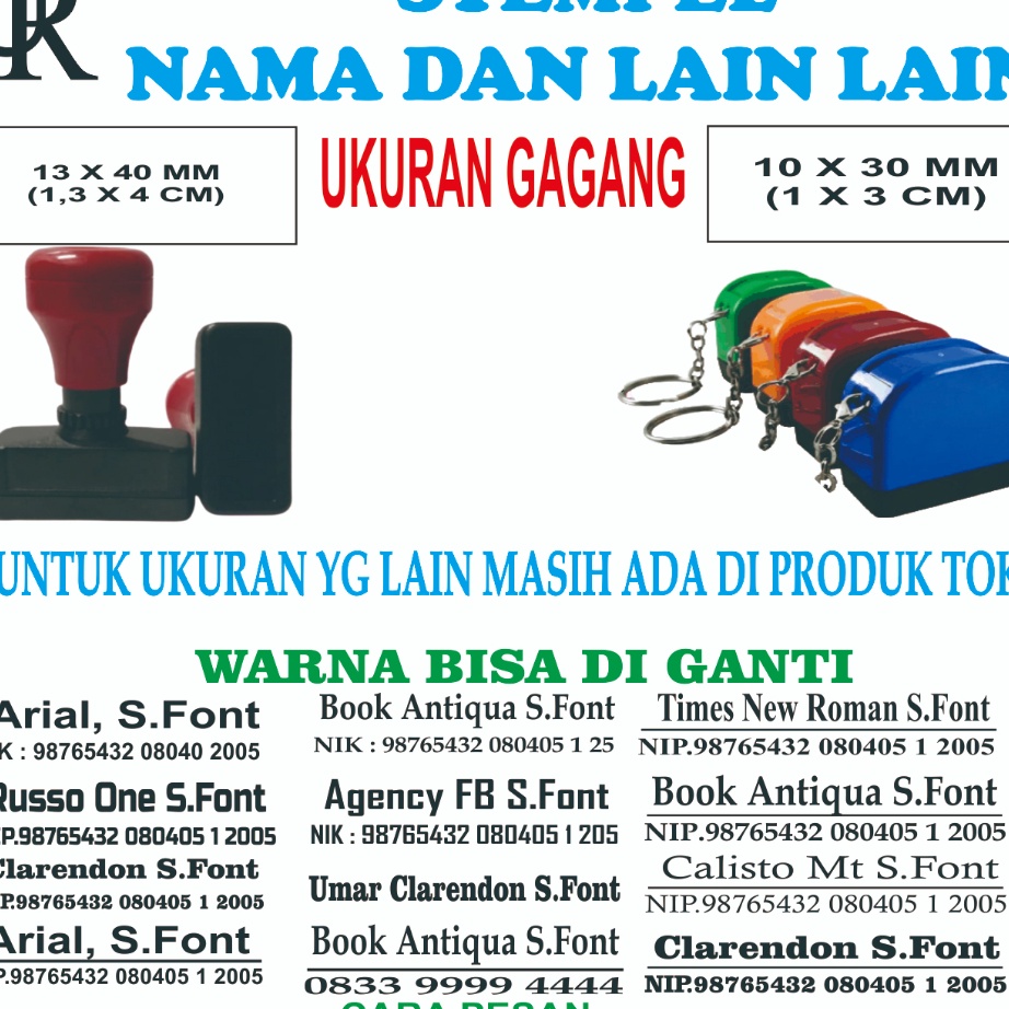 

Diskon stempel dokter stempel nama mini dan stempel lunas