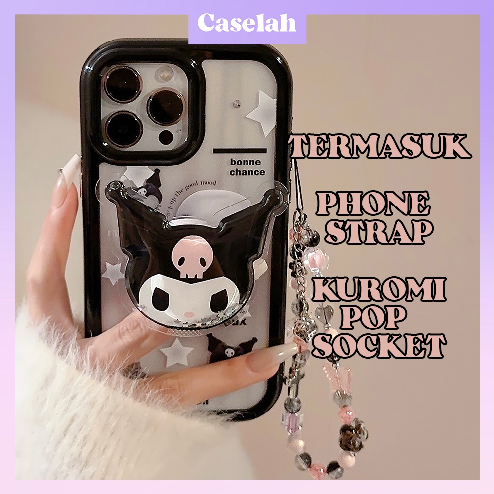 IPHONE SOFTCASE BLACK KUROMI Y2K AESTHETIC CASING PREMIUM IPHONE MODEL CASE IPHONE XR 11 12 13 14 15