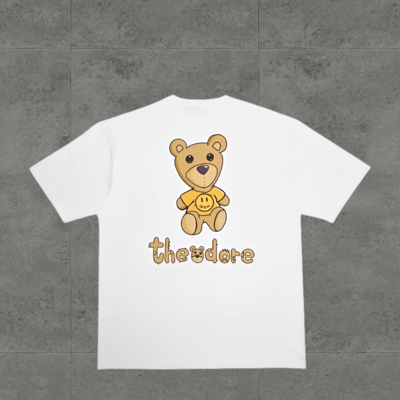 Kaos Oversize Drew House Theodore Tee White Premium