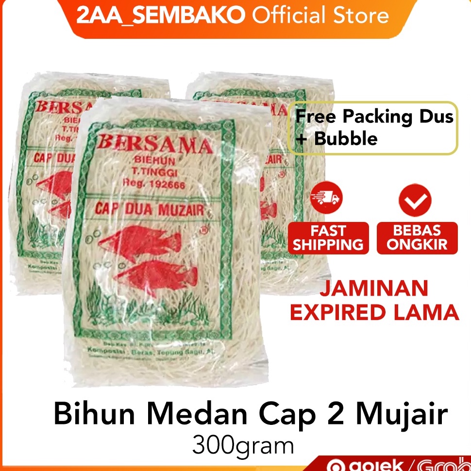 

PROMO ALE Bihun Medan Cap Dua Mujair 3Gram 3 2 Mujair