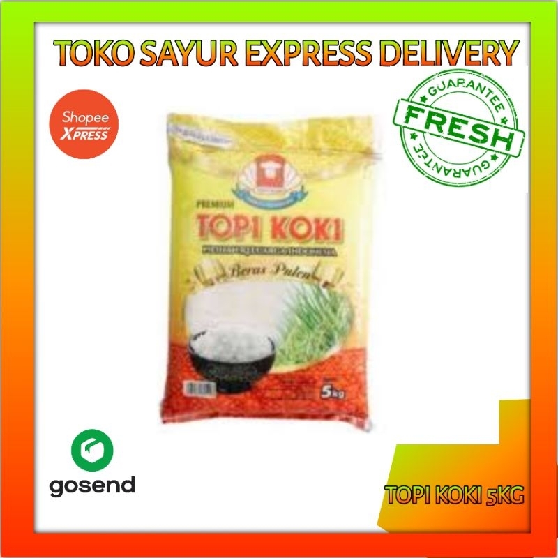 

BERAS TOPI KOKI 5KG - SAYUR EXPRESS PALEMBANG