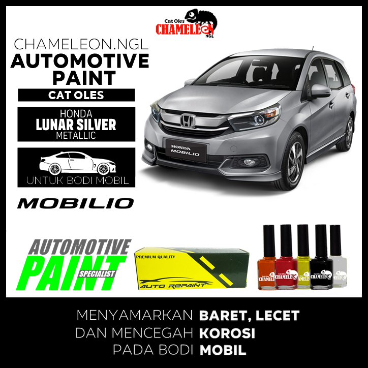 Cat Oles Honda Mobilio Lunar Silver Automotive Paint CHAMELEON NGL
