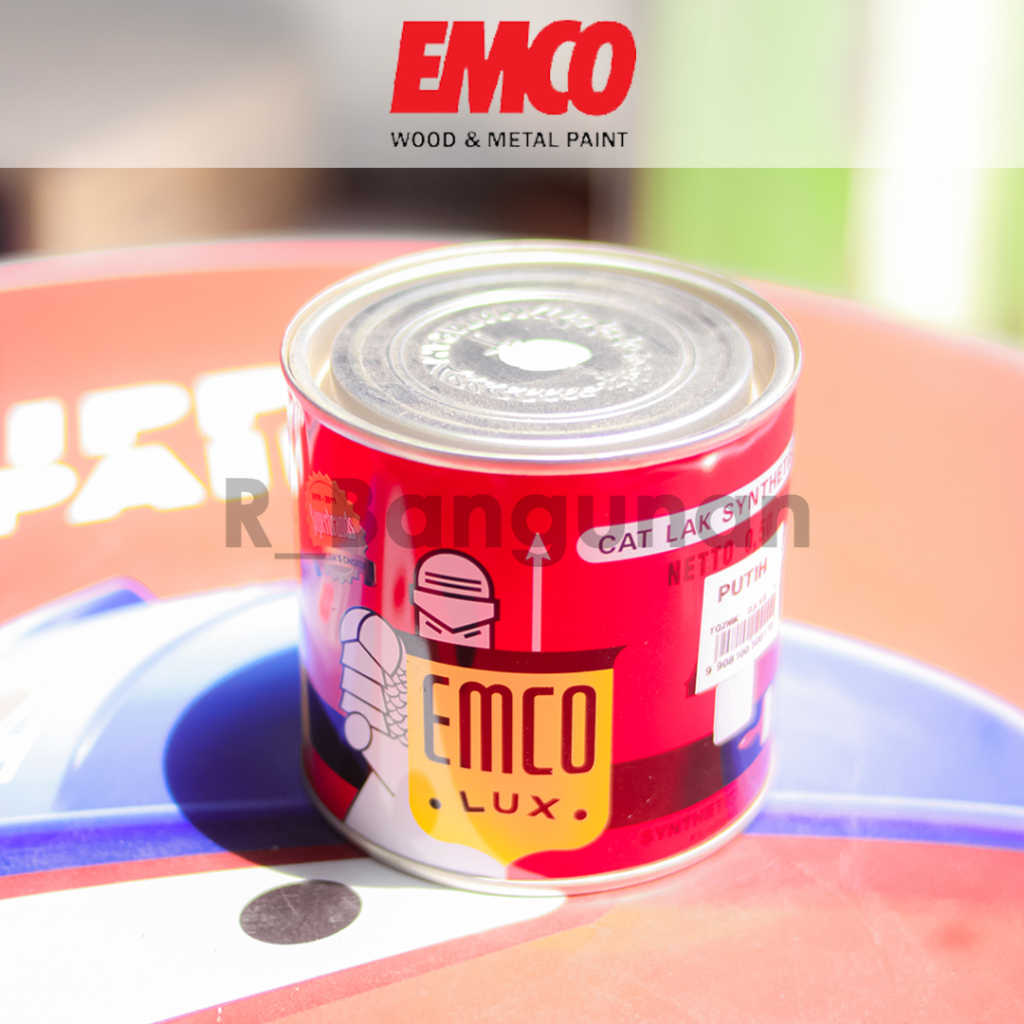 Cat Emco Besi & Kayu/ Cat Lak Synthetis 1/2 kg