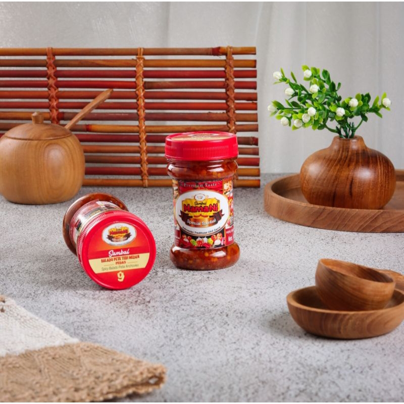 

Sambal Mama Ni Balado Pete Teri Medan Pedas Sambal Enak 140gr