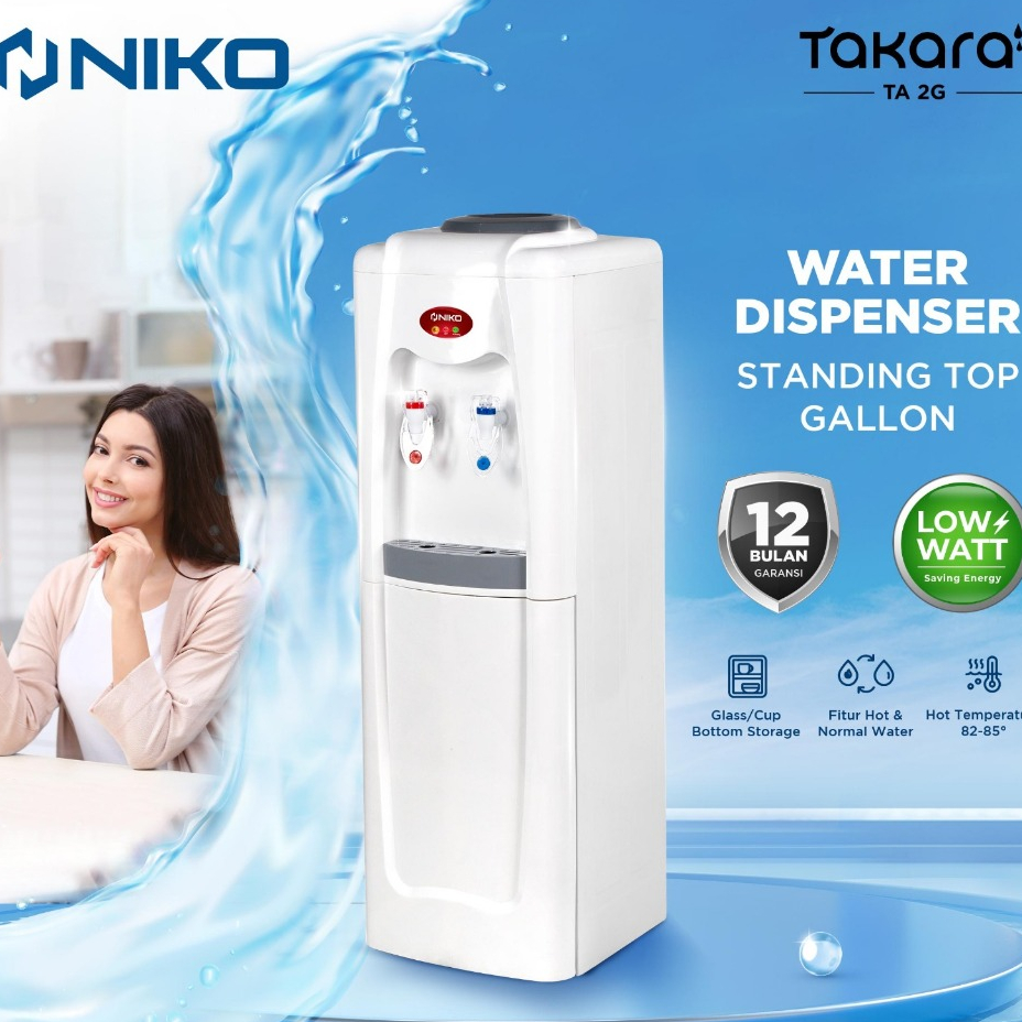 NIKO DISPENSER TINGGI TAKARA TA 2G PREMIUM DISPENSER GALON ATAS NIKO DISPENSER NIKO