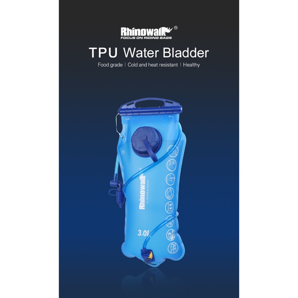 Water Bladder Rhinowalk Hydration Bladder Flexible Brush 2L RK18101