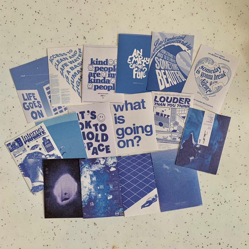 

16 pcs STICKER BLUE AESTHETIC / STICKER TEMA BIRU ESTETIK / STICKER ESTETIK / tinggal pasang no ribet
