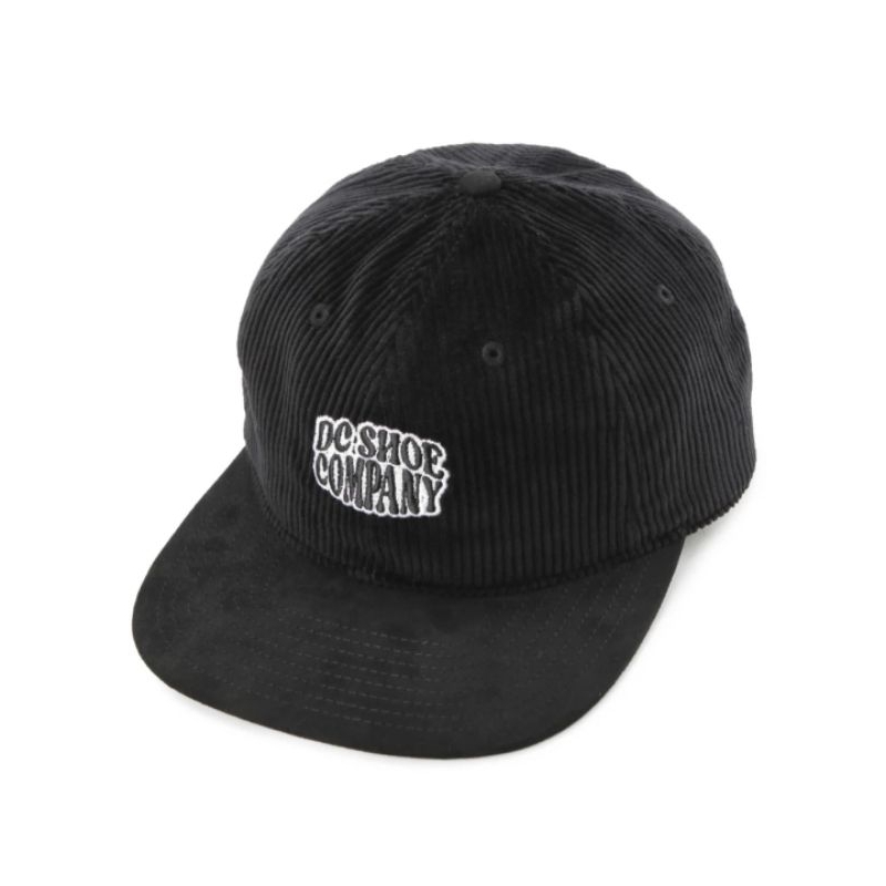 Topi Snapback DC Shoe Company Black Original 100% Cordury