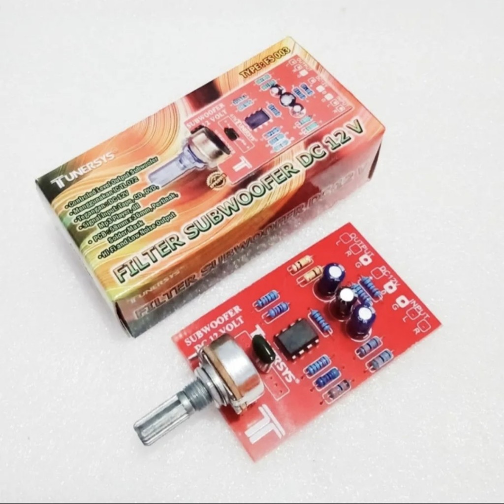 Kit Filter subwoofer dc12v tunersys fs 003