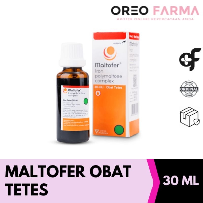 Maltofer Drop 30 mL | Maltofer Tetes | Suplemen Zat Besi Bayi