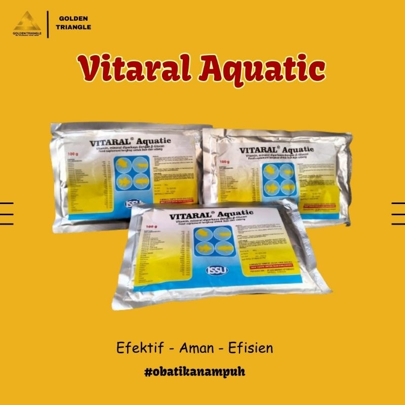 VITARAL AQUATIC VITAMIN MINERAL untuk pertumbuhan ikan