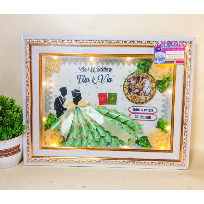 Mahar Pernikahan Gaun / Mahar Pengantin / Mahar Siluet / Mahar Unik