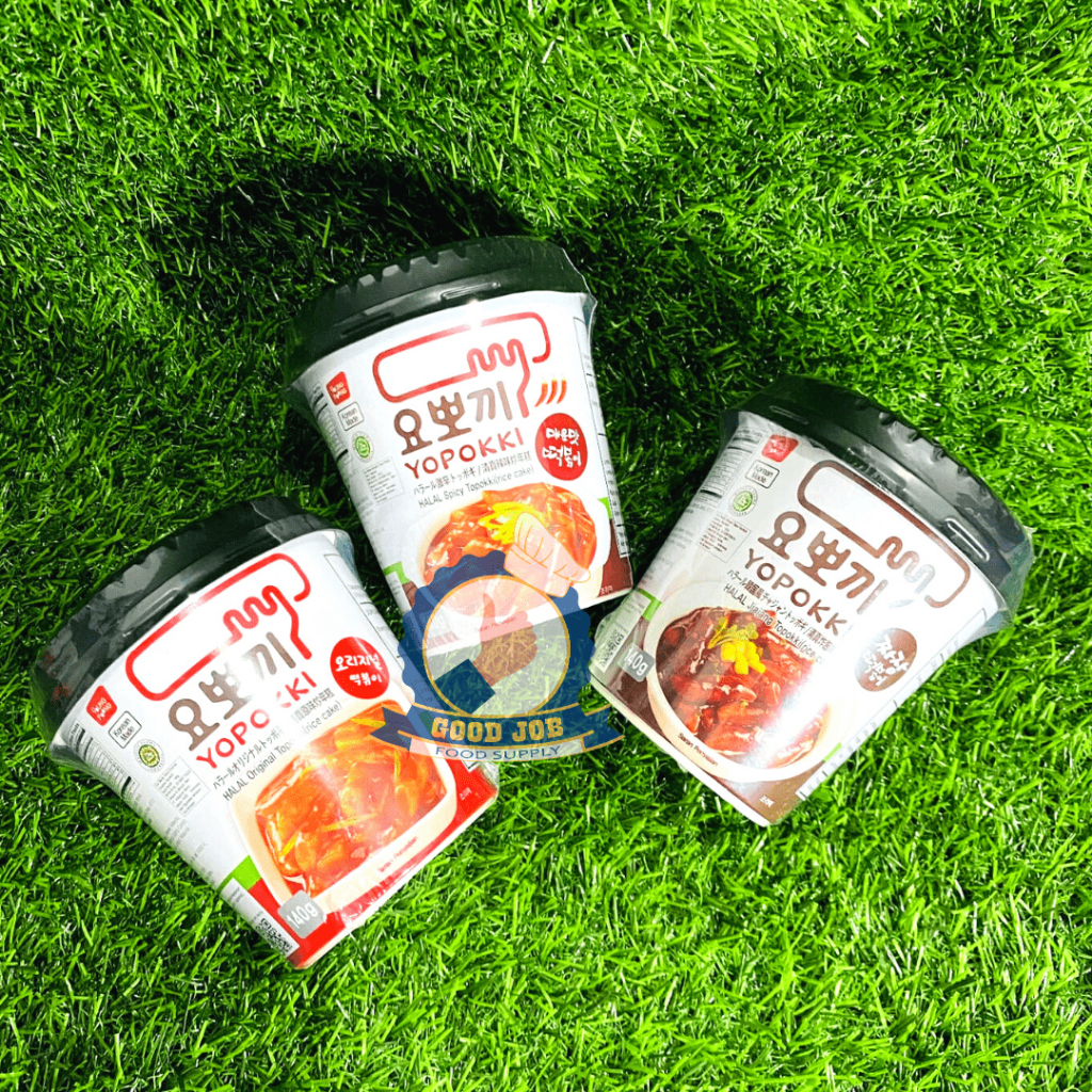 

YOUNG POONG YOPOKKI Rice Cake Topokki Cup 140 g Halal │ Import Tteokbokki__