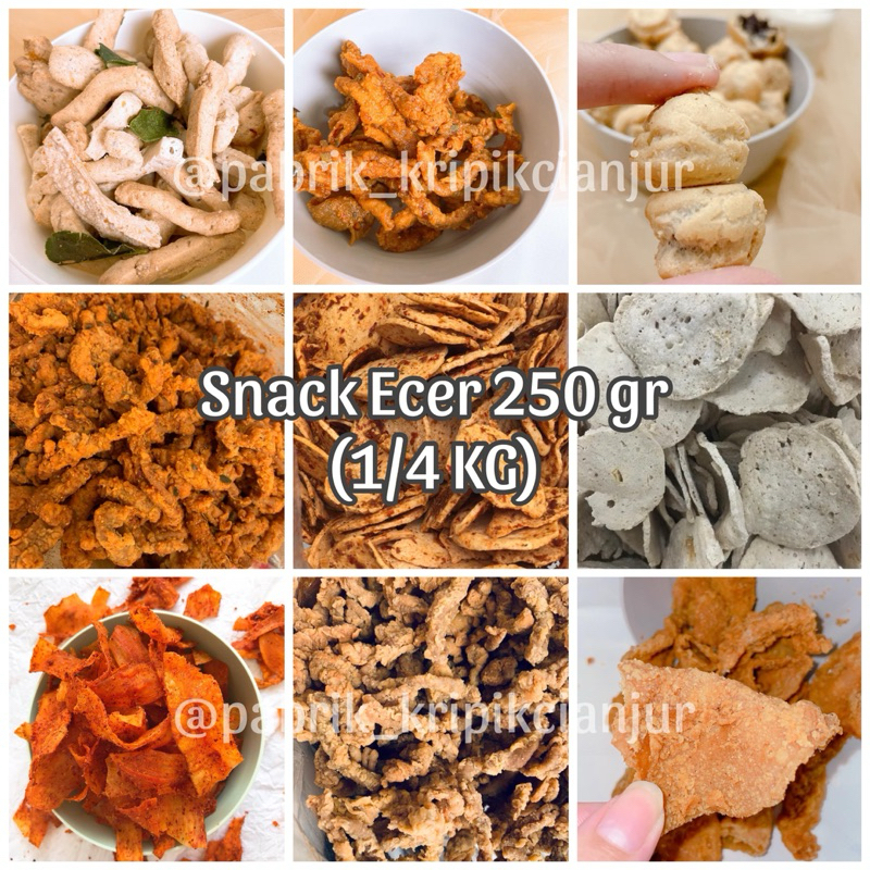 

1/4 KG SNACK CEMILAN ISI 250gram