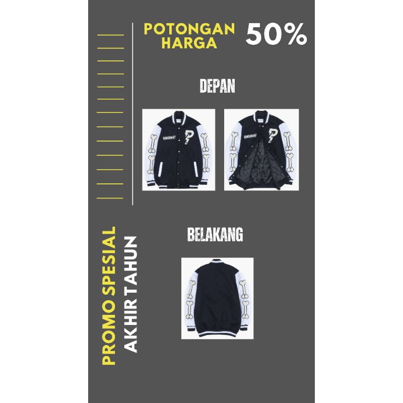 JAKET VARSITY ORIGINAL PUNISHMENT