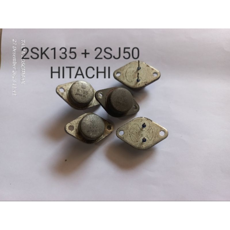 Mosfet Hitachi K135 J50 2SK135 2SJ50 original japan bekas berkualitas