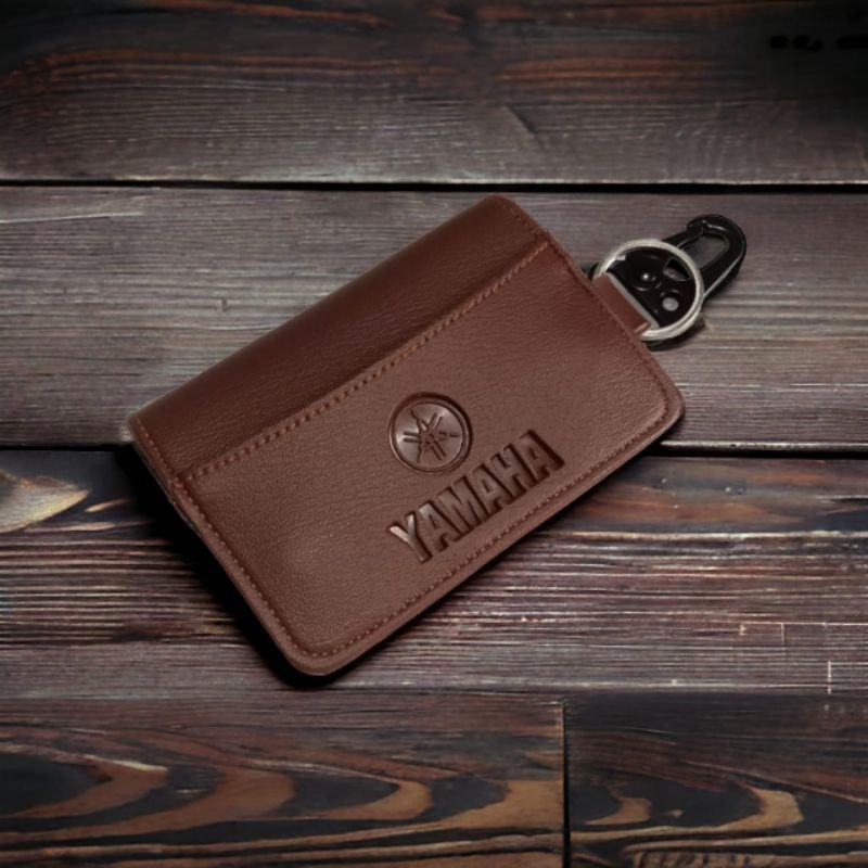 Dompet STNK Motor Label Yamaha Dompet Gantungan Kunci Motor