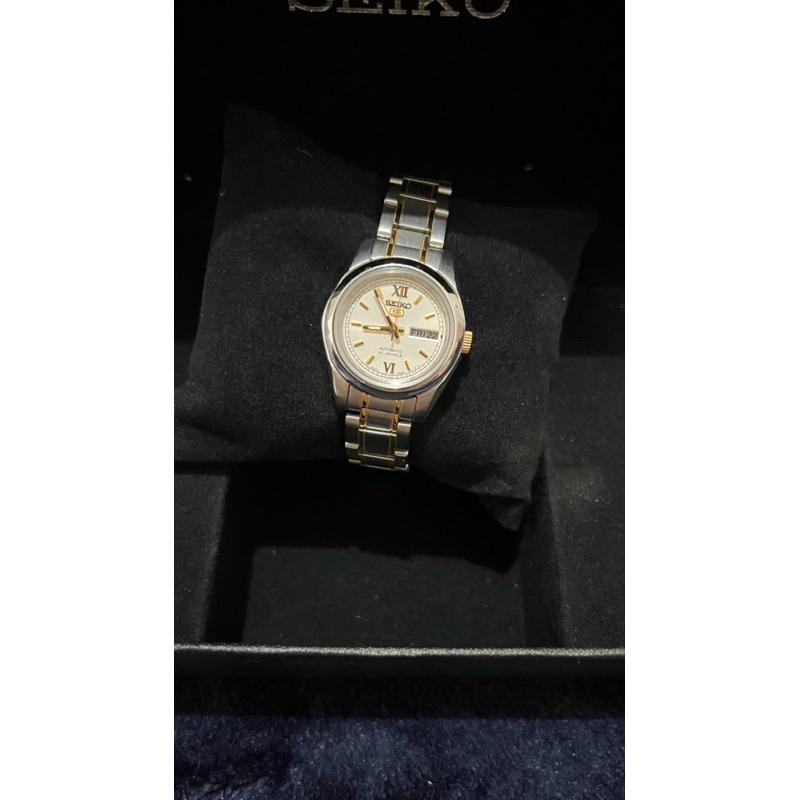 preloved jam tangan seiko ladies series 5 automatic Symk29KI