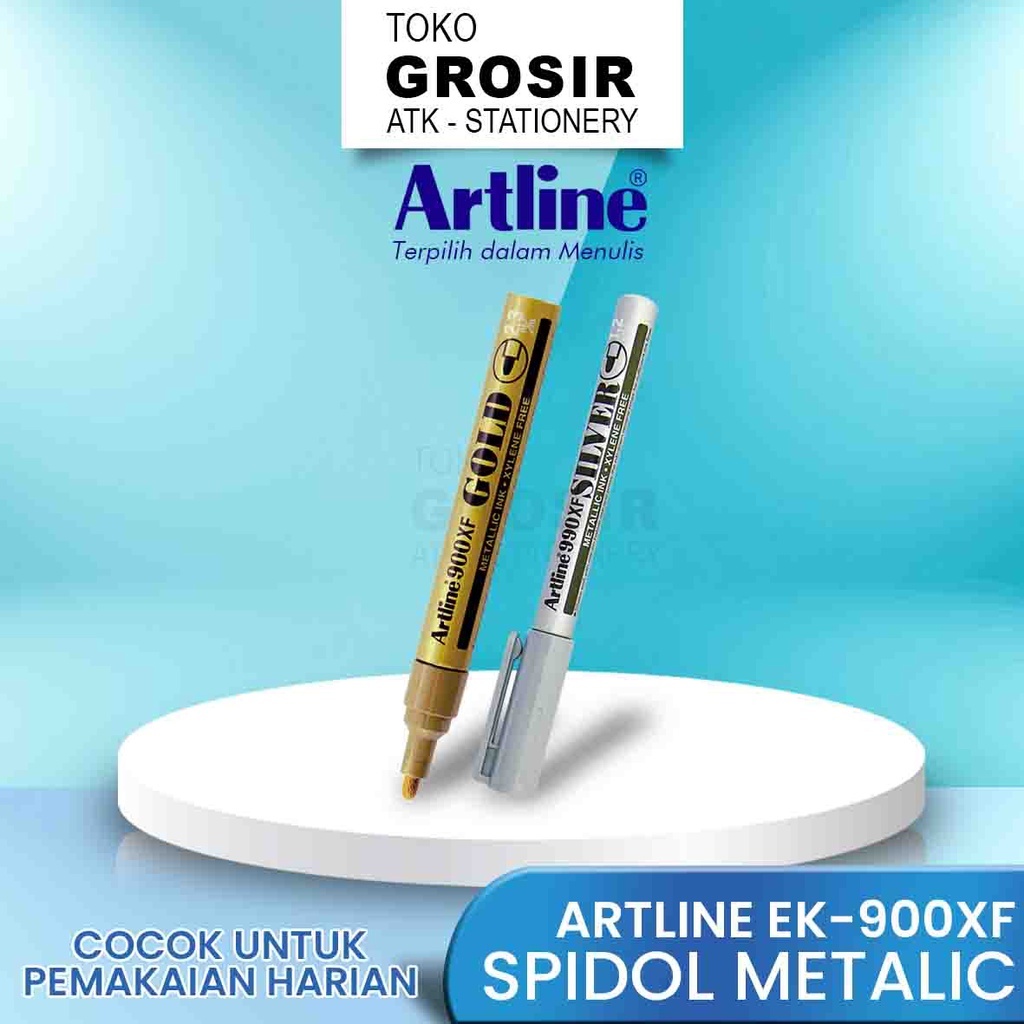 

GROSIR Spidol Metallic Marker Artline EK-900XF
