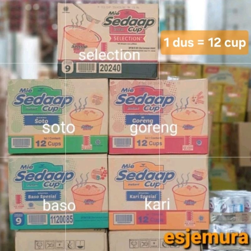 

Mie Sedap Cup per dus / mie instant cup seperti Popmie