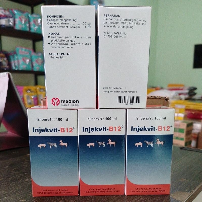 Injekvit 100 ml medion vitamin B12 ternak