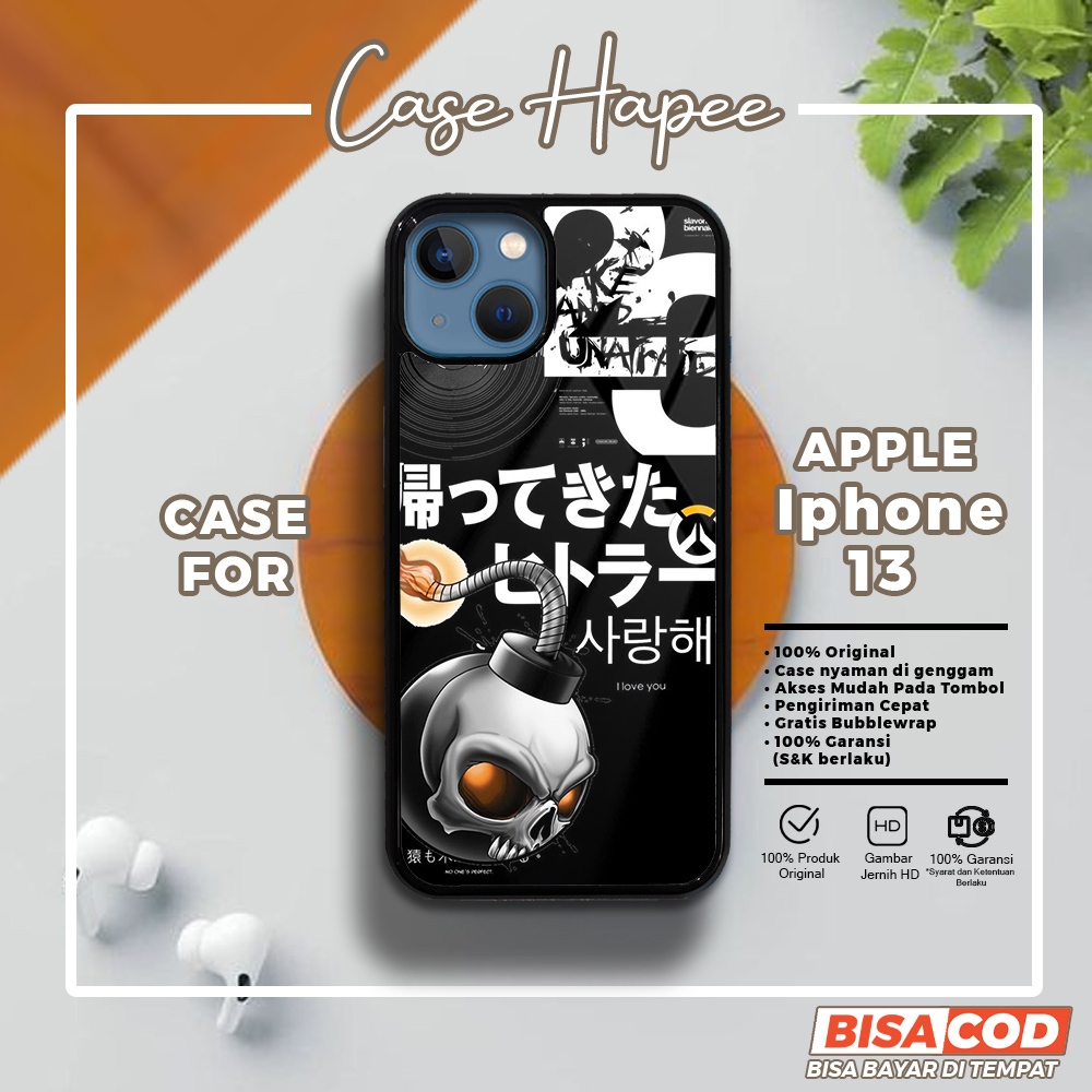 Case Iphone 13 Casing Iphone 13 [JPNR] Casehapee Case Glossy Case Aesthetic Custom Case Premium Soft