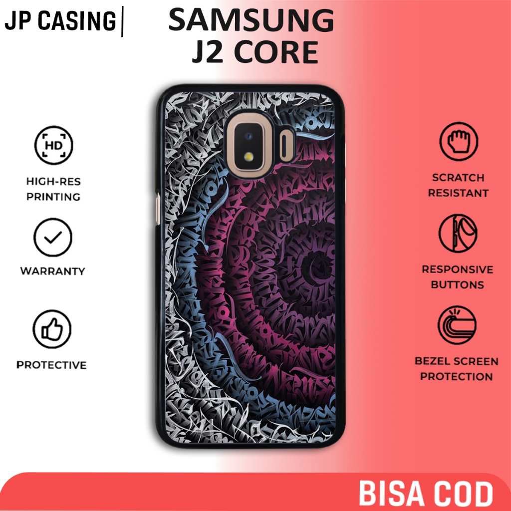 case samsung j2 core motif terbaru aesthetic kaligrafi 04 keren casing cewek cowok hp mewah bahan so