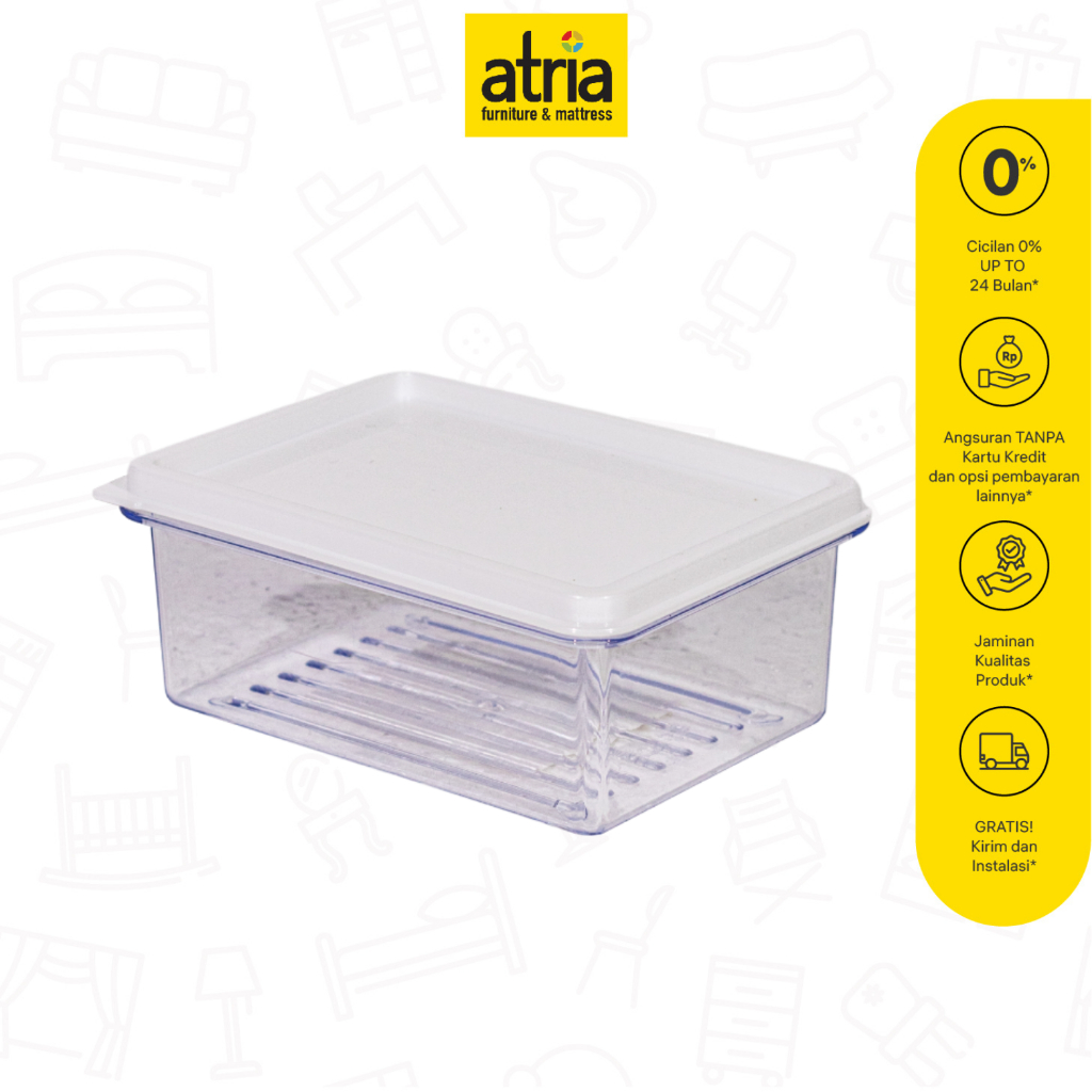 Atria Rekta Atria Container/Tempat simpan Makanan