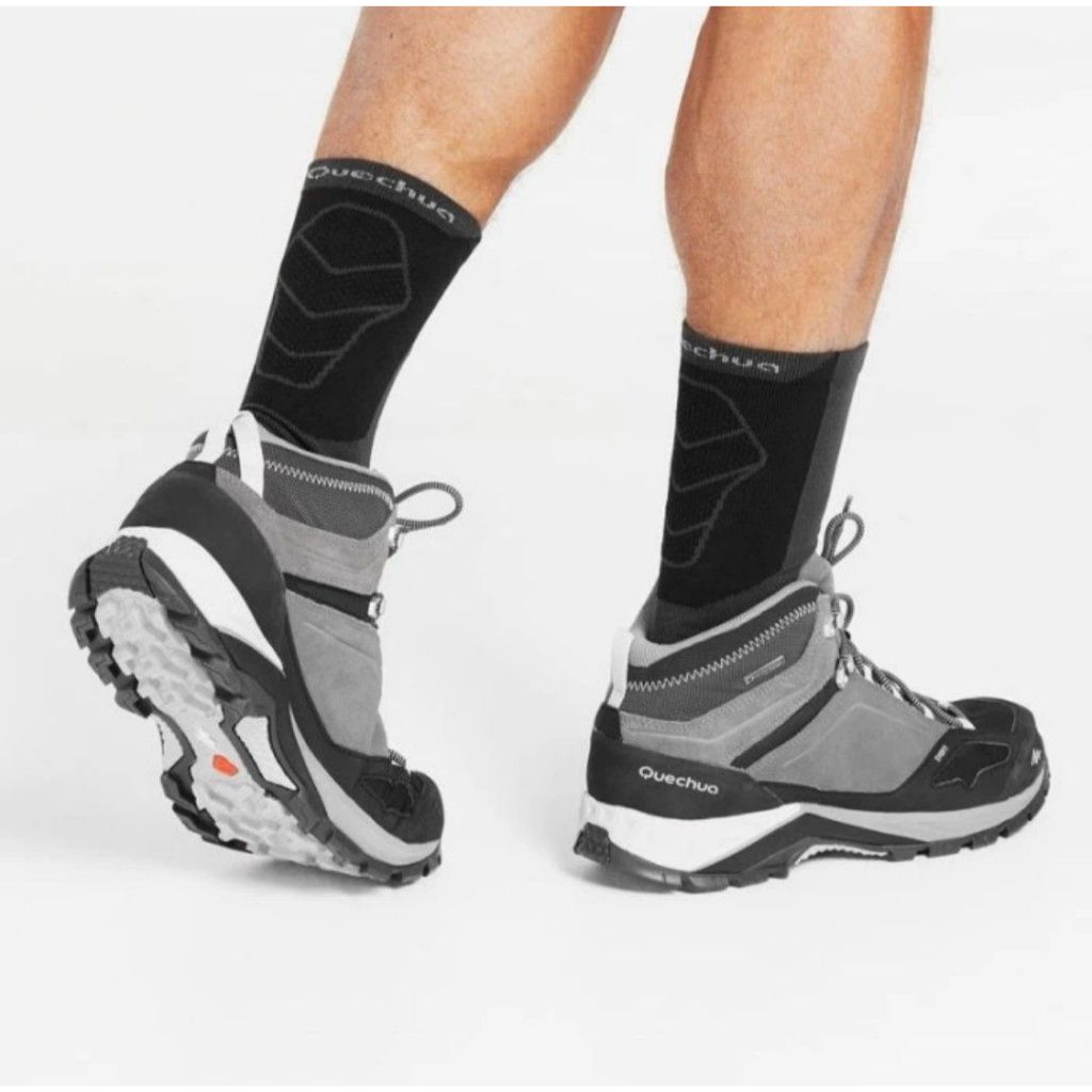 Decathlon Quechua MH500, Sepatu Hiking Tahan Air Pertengahan, Mens - Sepatu boot gunung Pria Waterpr