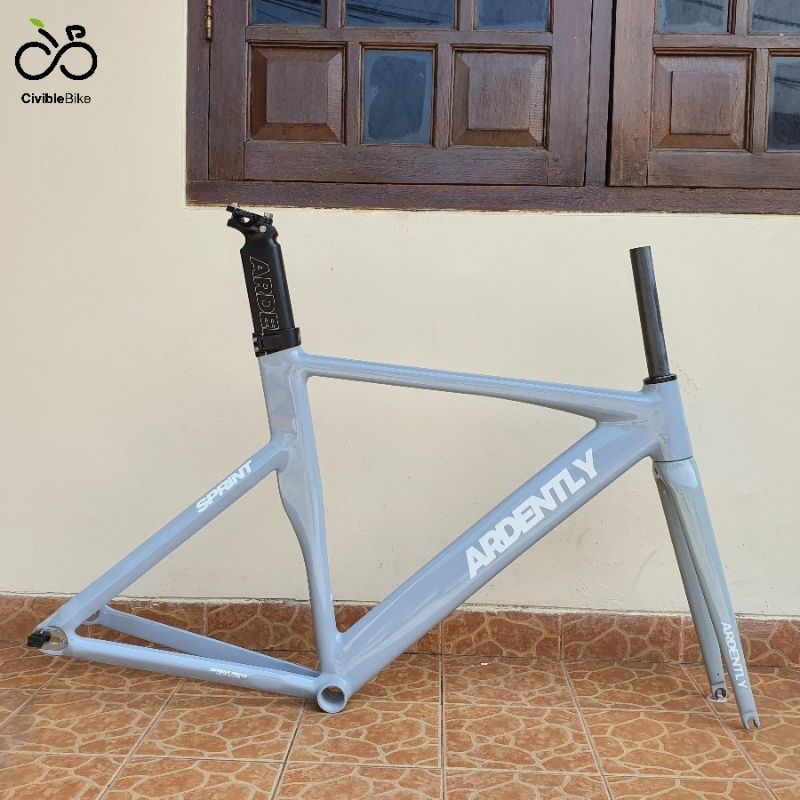 Frameset Ardently Sprint Pista Alloy Carbon Fixie Track