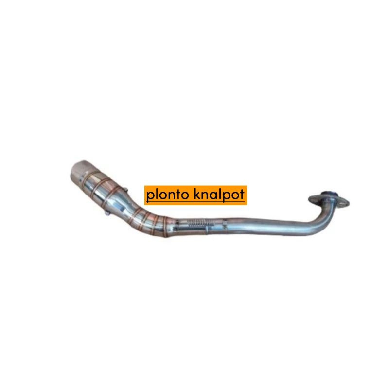 header/leher knalpot standar samping aerox,nmax inlet 50mm tahan panas