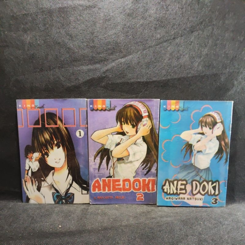 Komik Ane Doki, Vol 1,2,3, King Komik, Kawaskita Mizuki, Hagiwara Natsuki.