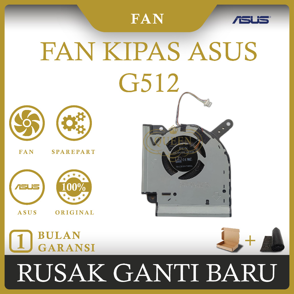 FAN KIPAS LAPTOP ASUS ROG G512 (GPU-CPU) ORIGINAL