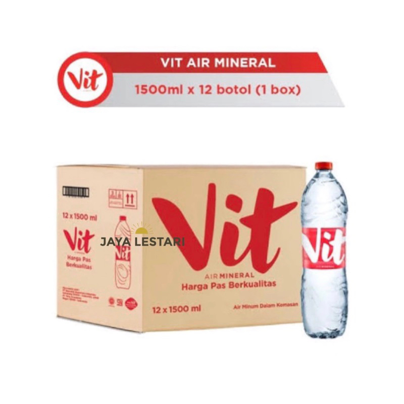 

Vit Air Mineral Botol 1500ml (Isi 12/Karton)