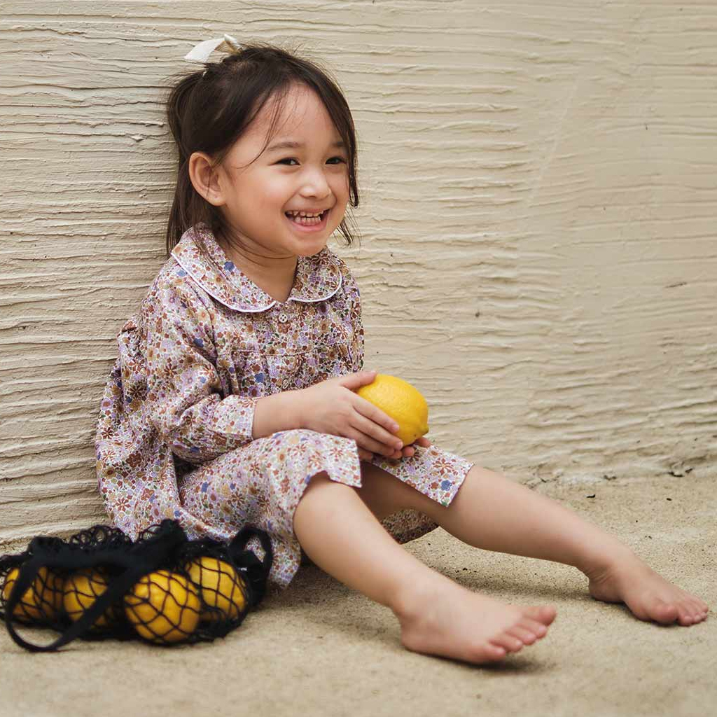 Kiddiposh - Dress Anak Flora Dress By Elle & Ello