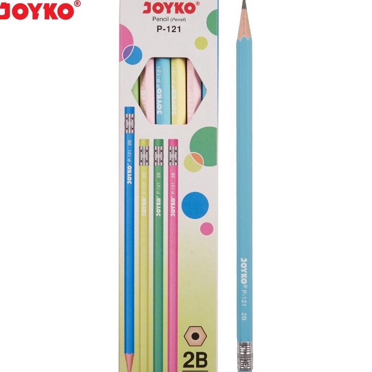 

PERLUSIN Pencil Pensil Joyko P1 2B 1 Box 12 Pcs