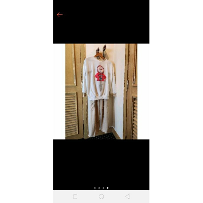 set celana cargo sijiso 3d sage/hijau