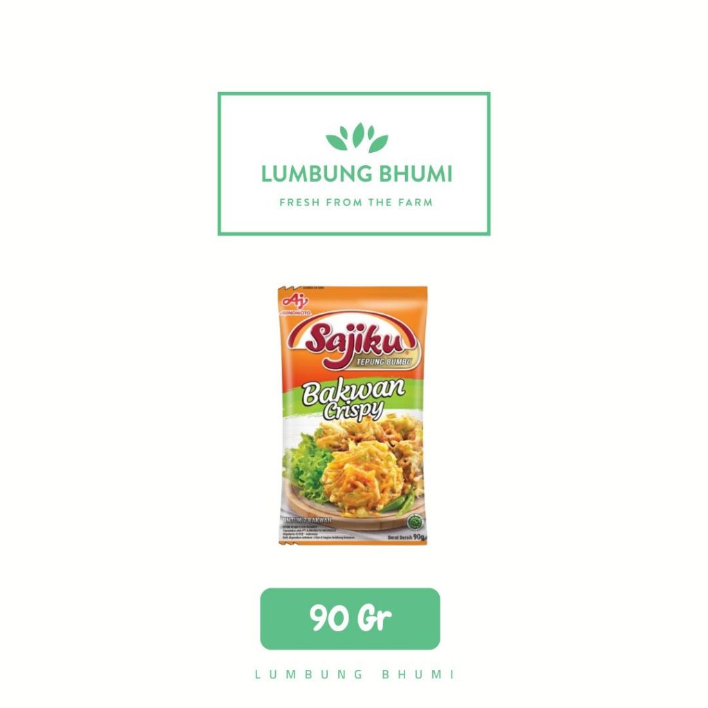 

SAJIKU Tepung Bumbu Bakwan Crispy 90 Gr 1 Pcs - Lumbung Bhumi