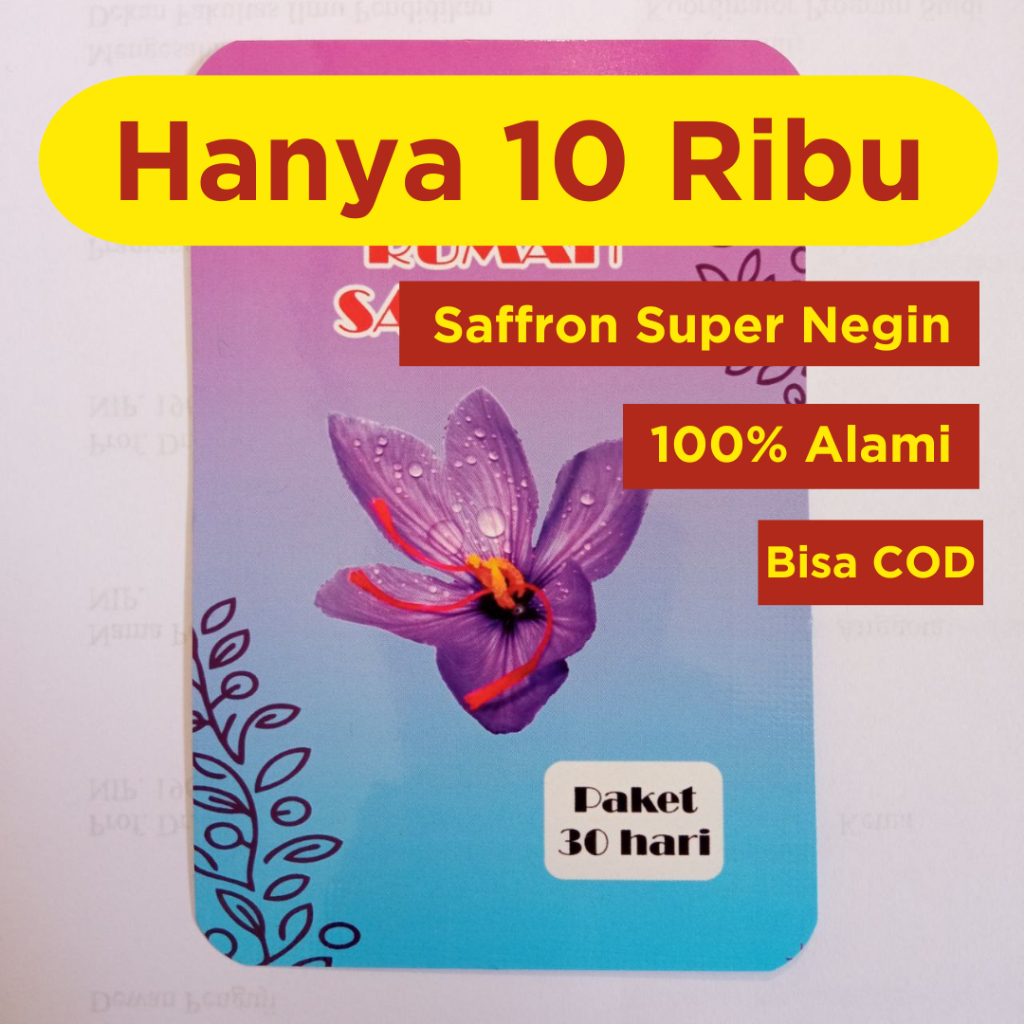

Safron / Saffron 0,1 gr Super Negin Premium Quality Original