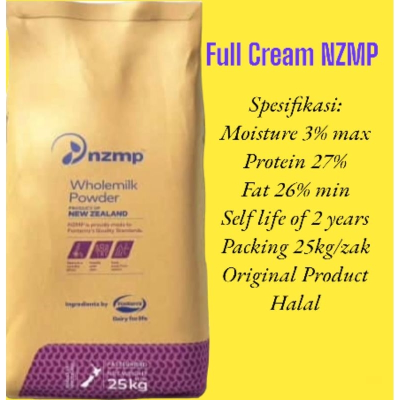 

Susu Wholemilk Full Cream NZMP 25kg