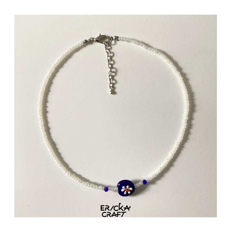 BOHO NECKLACE AESTHETIC BEADS BY ERICKA CRAFT