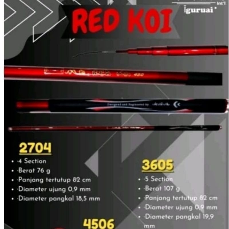 tegek iguruai red koi