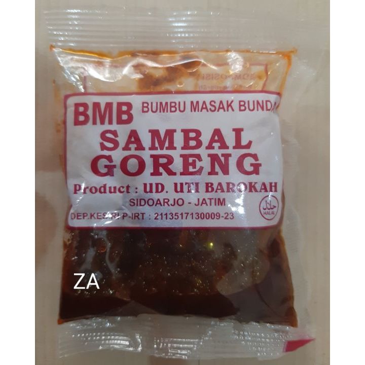 

BMB BUMBU MASAK BUNDA RASA SAMBAL GORENG